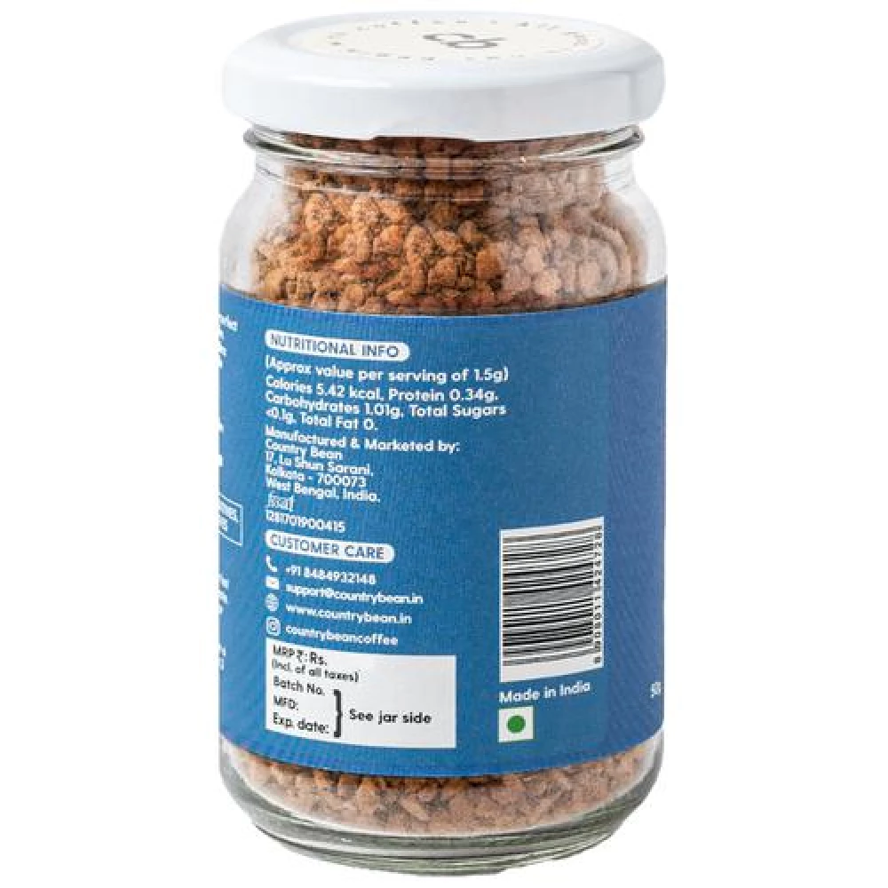 Country Bean Merry Berry Bold Instant Coffee - 100percent Arabica, 50 g Bottle-2.webp